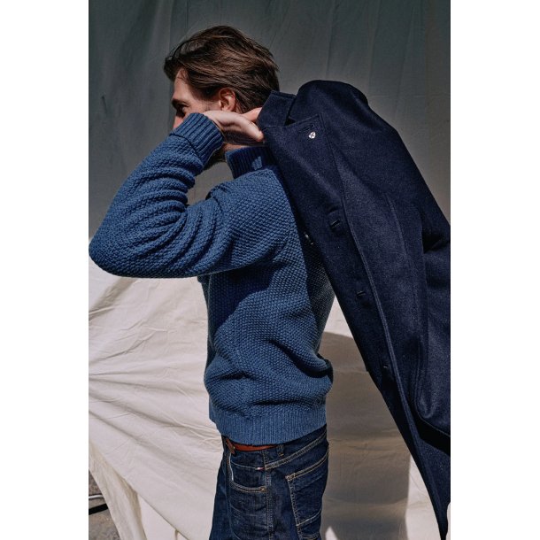 Blue de Gnes Aimone Knit Cardigan 60385 - Sugar blue 