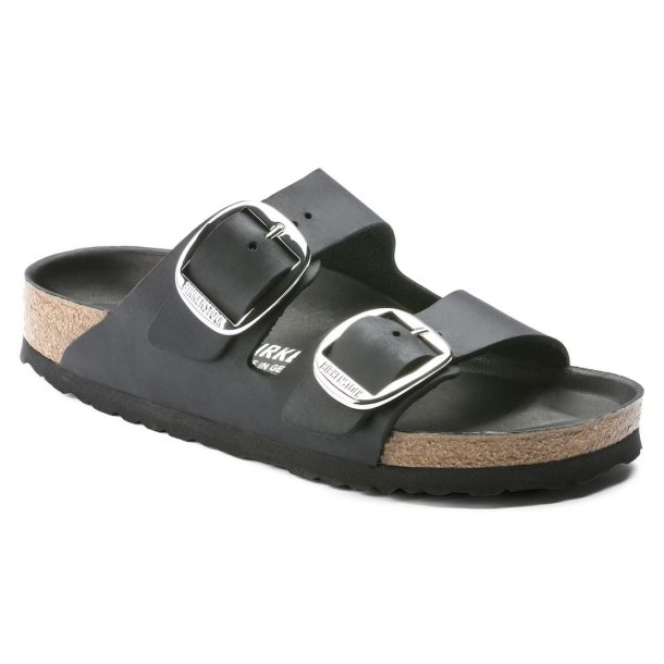 Birkenstock Arizona Big Buckle - sort (smal model)