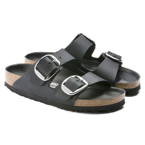Birkenstock Arizona Big Buckle - sort (smal model)