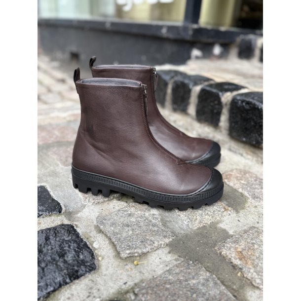 Lofina stvle m. zip - brun 4364