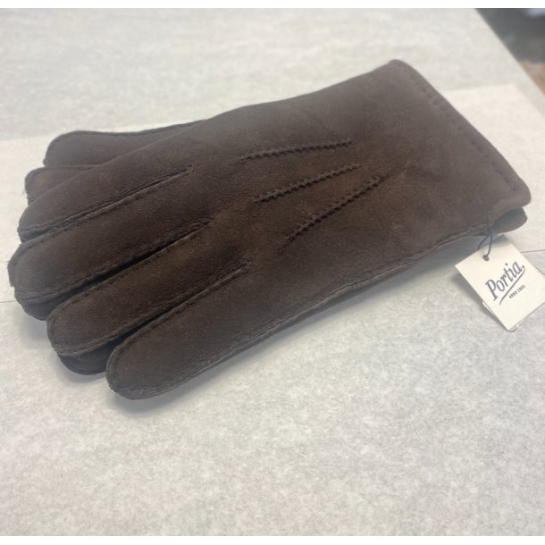 Potia1924 Sheepskin handsker 18-8402 - brun