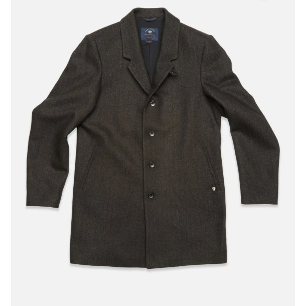 Blue de Gnes Massi 3012 coat 3012 - brun mix