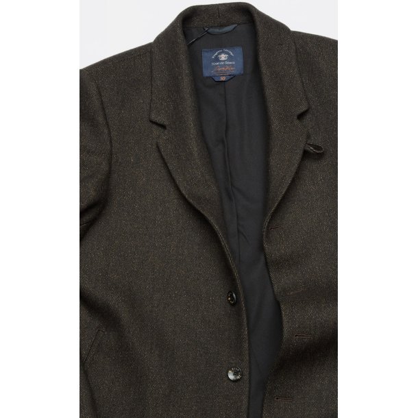 Blue de Gnes Massi 3012 coat 3012 - brun mix