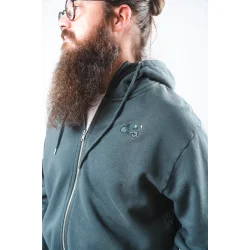 LAKOR Forest maxi zip Hoodie - urban chic