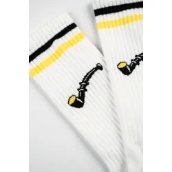 LAKOR Salt Lakridspibe socks - white