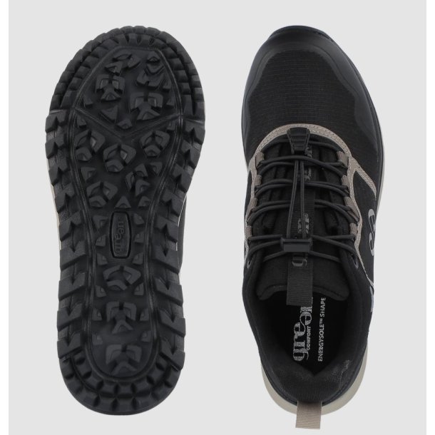 Green Comfort track n' trail Tora sneaker - sort 231015Q62