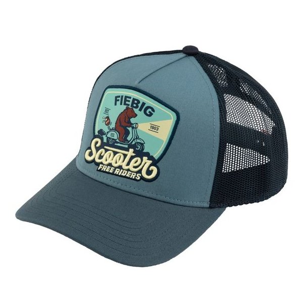 Fiebig trucker cap - jeans blue 414518