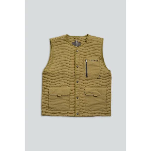 LAKOR Seaway Quilted Vest - fir green 