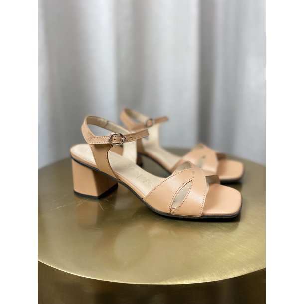 Wonders sandal m. h�l - beige H-5605-F 