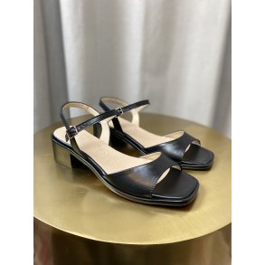 Wonders sandal m. hl - sort D-1102