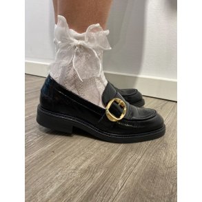 Big Bow strmper - hvid