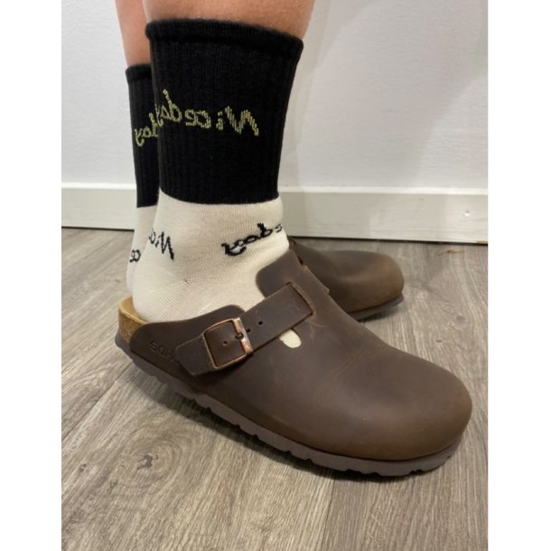 Nice Day strmper - sort/hvid