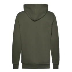 Knowledge Cotton ARVID basic hood badge sweat 1030041 - forrest night