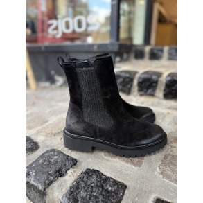 Paul Green suede stvle  - sort 8270-01