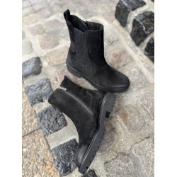 Paul Green suede stvle  - sort 8270-01