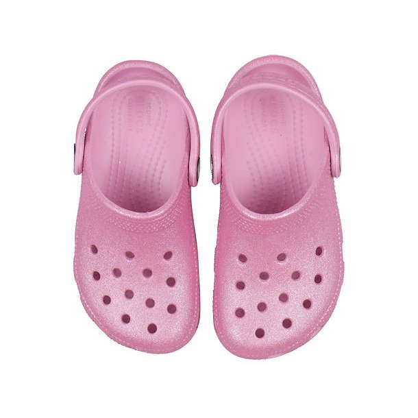 Crocs classic glitter - pink tweed glitter 