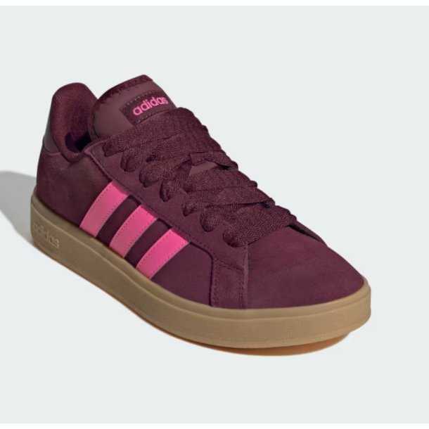 Adidas Grand Court Base 00s sko - Shadow Red / Lucid Pink / Gum