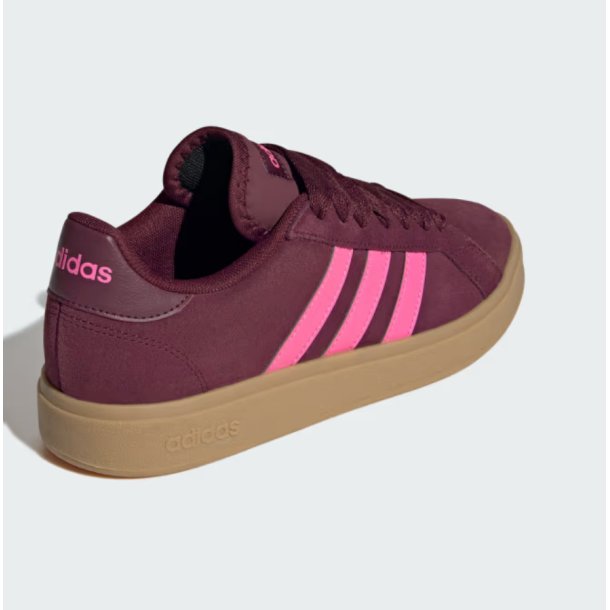 Adidas Grand Court Base 00s sko - Shadow Red / Lucid Pink / Gum