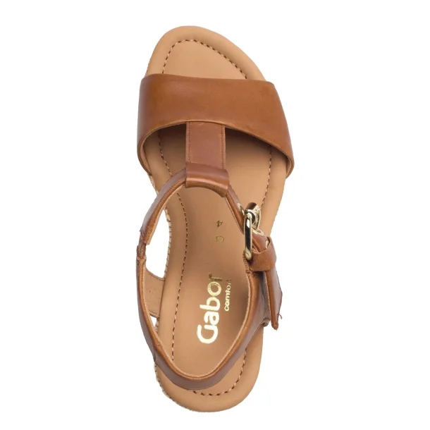 Gabor sandal m. kilehl - brun 62024