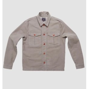 Blue de Gnes Barnaba overshirt - stormy grey 