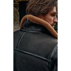 Blue de Gnes Aviator Jacket 60330 - brun