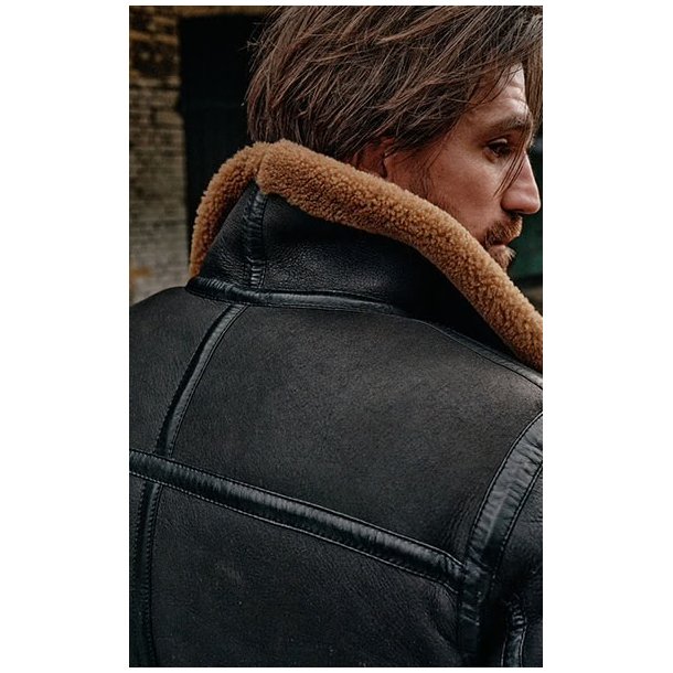 Blue de Gnes Aviator Jacket 60330 - brun