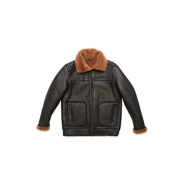 Blue de Gnes Aviator Jacket 60330 - brun