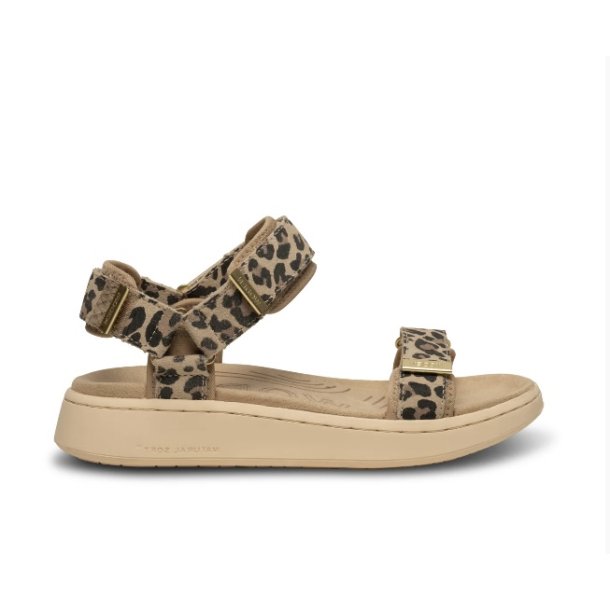 Woden sandal Line - Leopard
