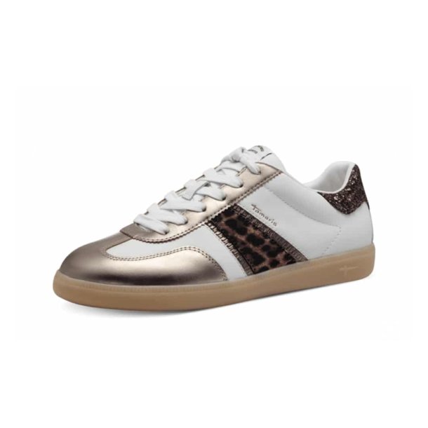 Tamaris sneakers - leo/gold/white 1-23624-43