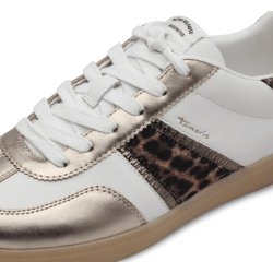 Tamaris sneakers - leo/gold/white 1-23624-43