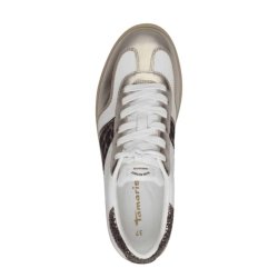 Tamaris sneakers - leo/gold/white 1-23624-43
