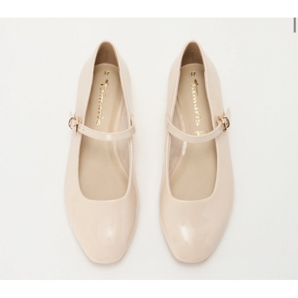 Tamaris ballerina m. rem - ivory patent 1-22122-42