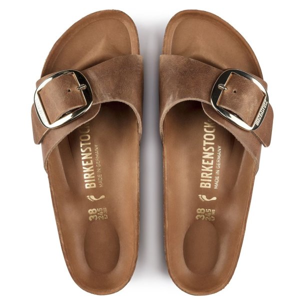 Birkenstock Madrid Big Buckle - Cognac 1006525 (smal model) 