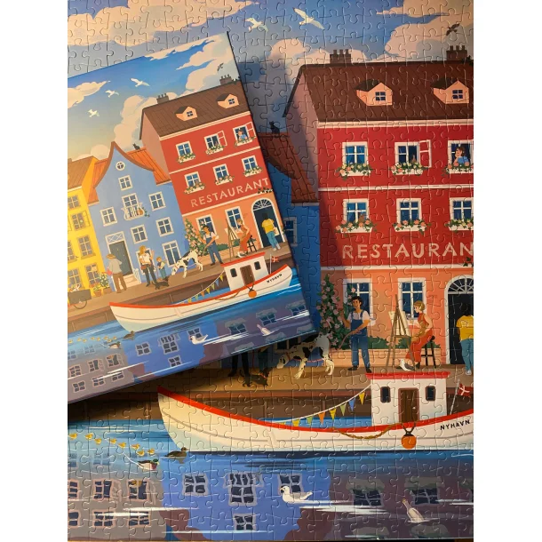 Penny puzzle - Nyhavn 1000 pieces (pudslespil)