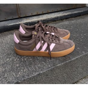 Adidas VL Court Base Sneaker - brun m. pink