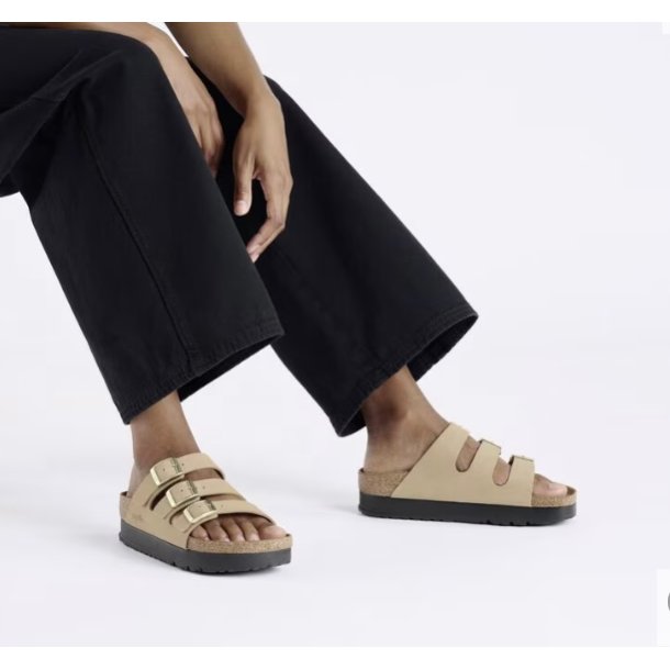 Birkenstock papilio Florida Flex Platform - Sandcastle (smal model) 