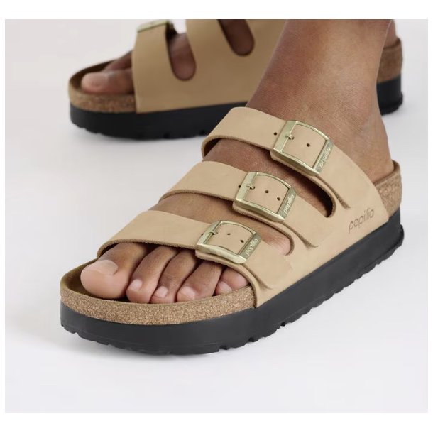Birkenstock papilio Florida Flex Platform - Sandcastle (smal model) 