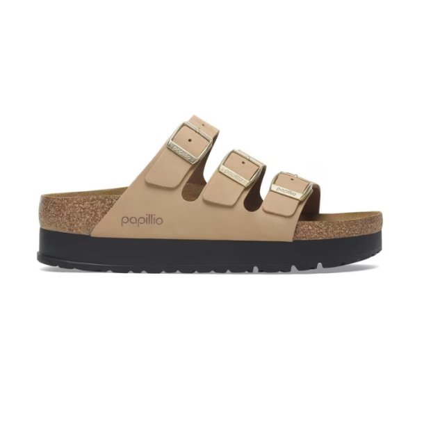 Birkenstock papilio Florida Flex Platform - Sandcastle (smal model) 