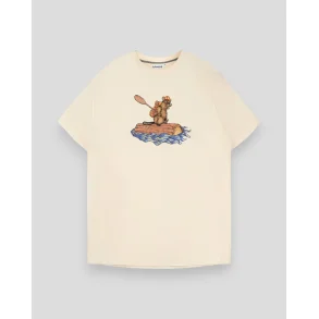 LAKOR Beaver Rafting T-shirt - rainy day 