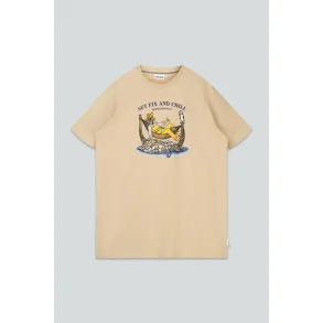LAKOR Net fix and chill T-shirt - white pepper 