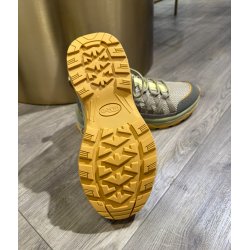 Green Comfort sneakers - khaki 231006Q81