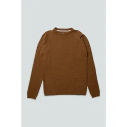 LAKOR Topknot knit - brown 
