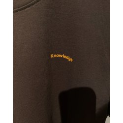 Knowledge Cotton Regenerative organic cotton back print t-shirt - chocolate torte 1010169