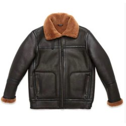 Blue de Gnes Aviator Jacket 60330 - brun