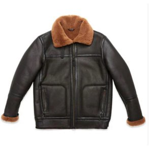 Blue de Gnes Aviator Jacket 60330 - brun