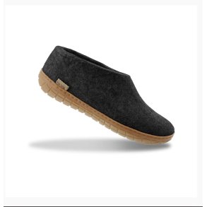 Glerups sko m. lys gummis�l - koksgr�