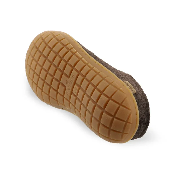 Glerups t�fler m. gummiss�l - naturbrun 