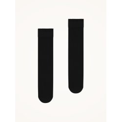 WOLFORD velvet de luxe 50 knee-highs - black 