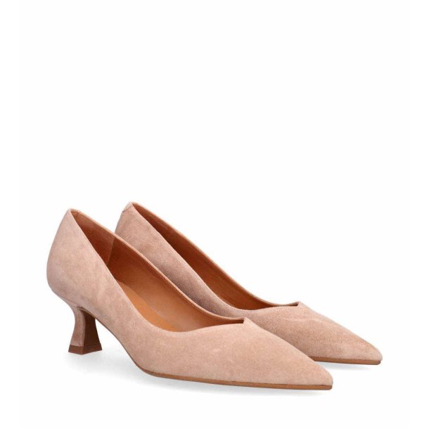 Billi Bi pump  - dusty rose slik suede A8087