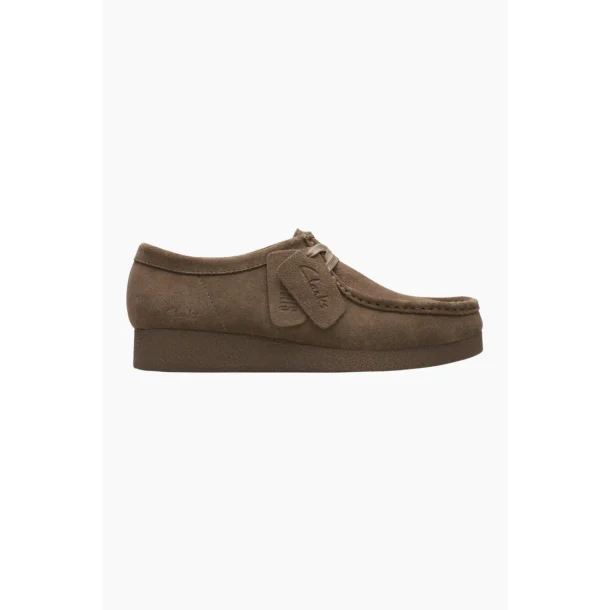 clarks Wallabee EVO - 3224 Dark Olive Suede